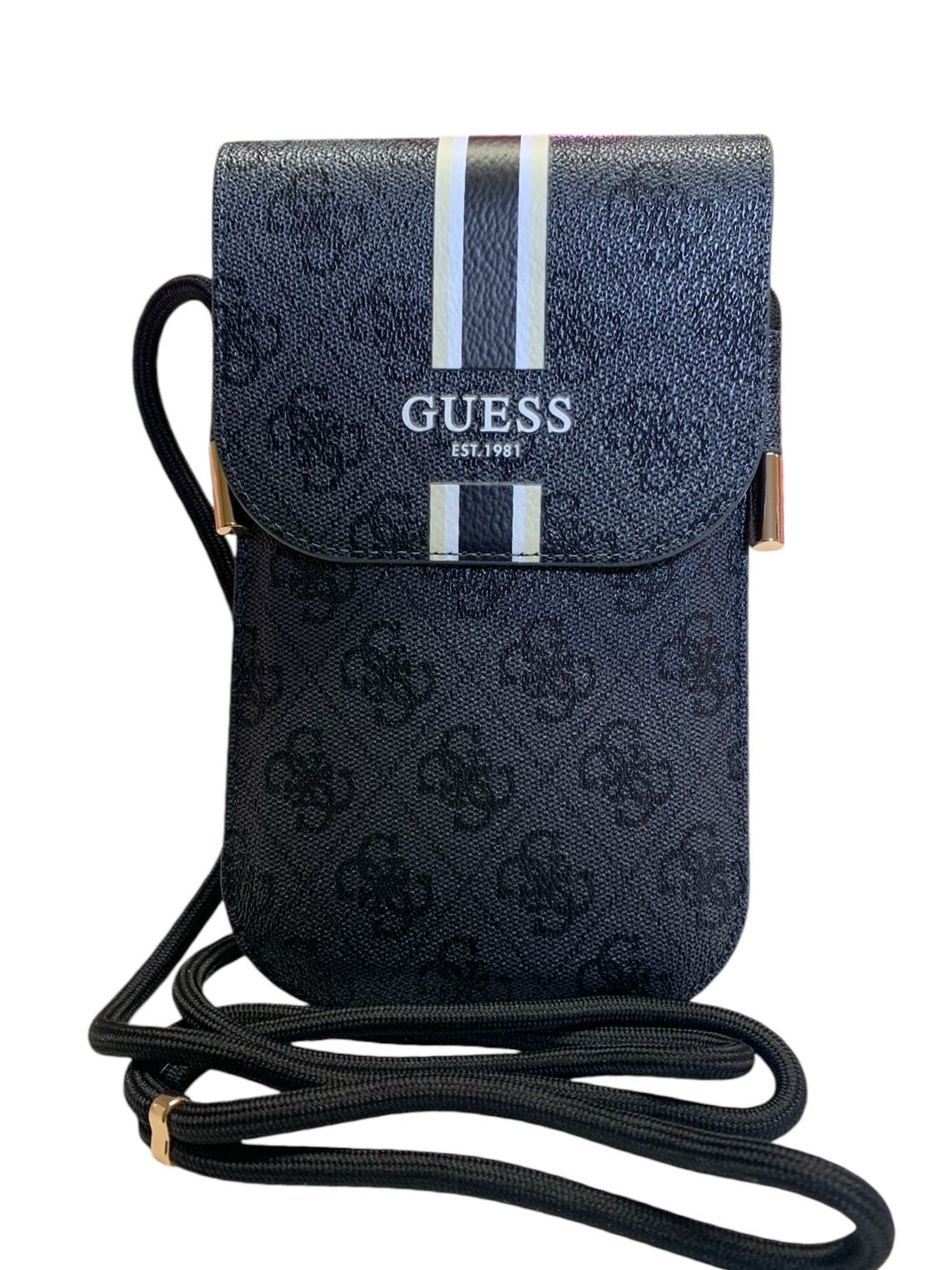 GUESS - Bolso para Celular con Correa Ajustable y Ranura para Tarjetas