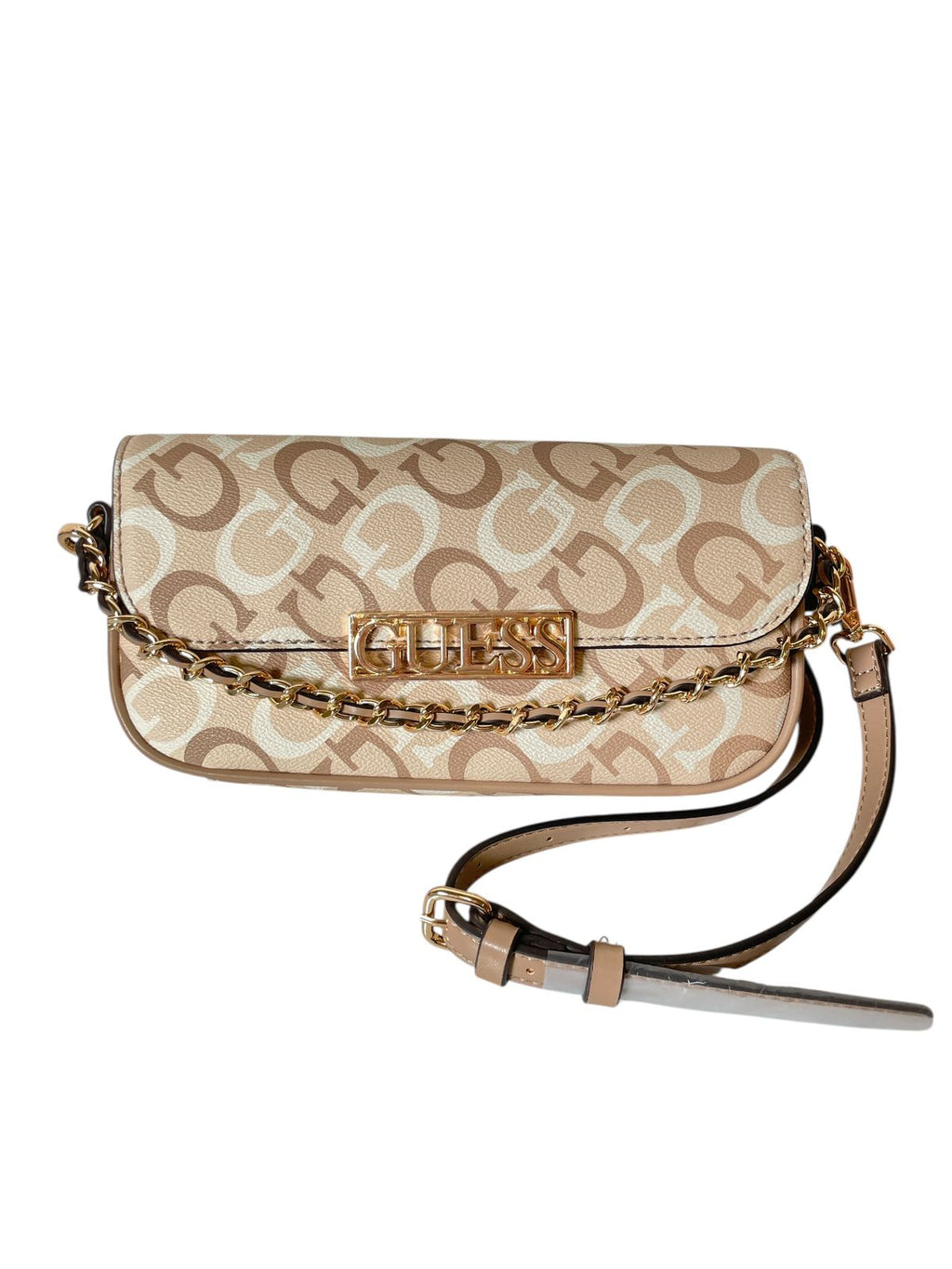 GUESS - Bolso con Cadena Frontal