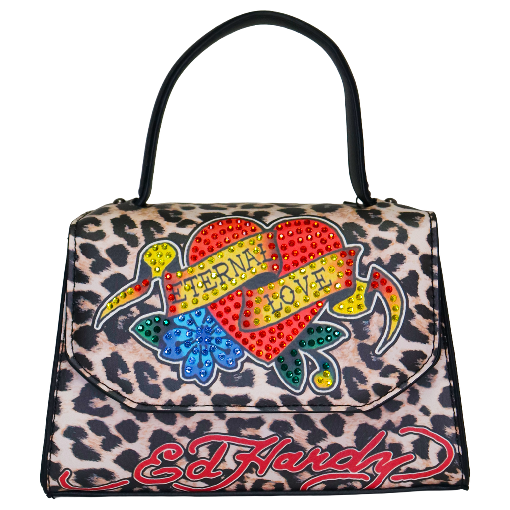 Ed Hardy — Leopard Tattoo Mini Bag