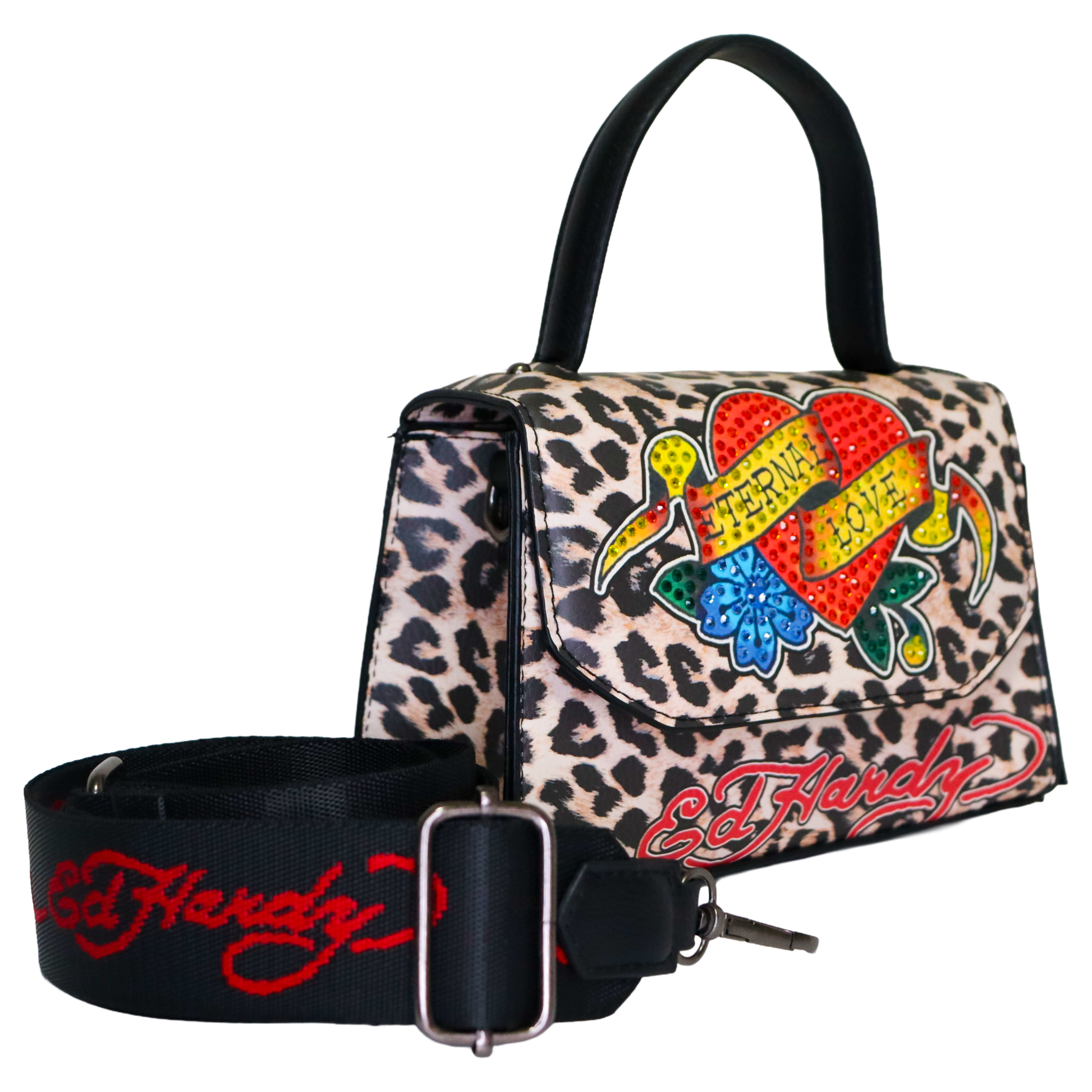 Ed Hardy — Leopard Tattoo Mini Bag