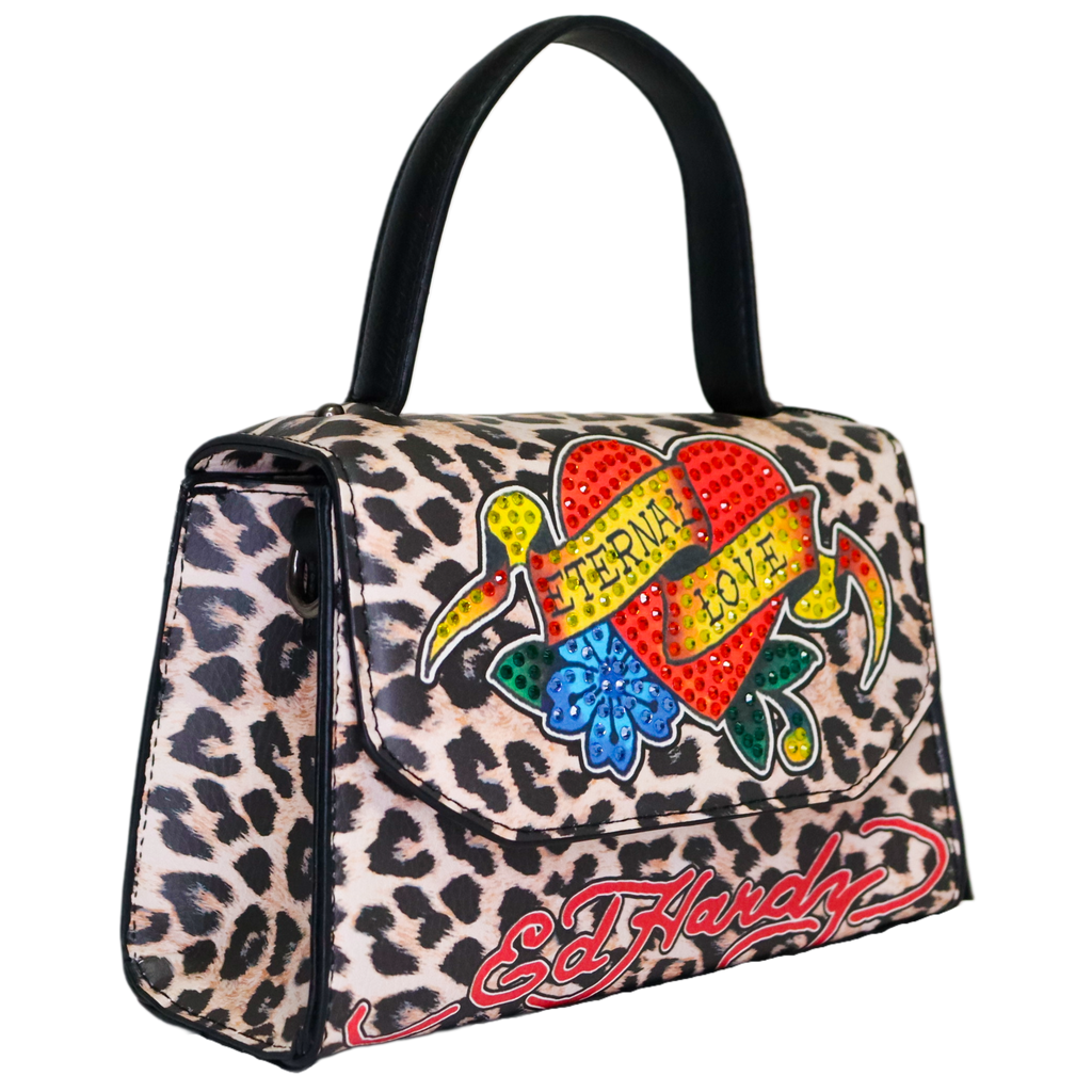 Ed Hardy — Leopard Tattoo Mini Bag