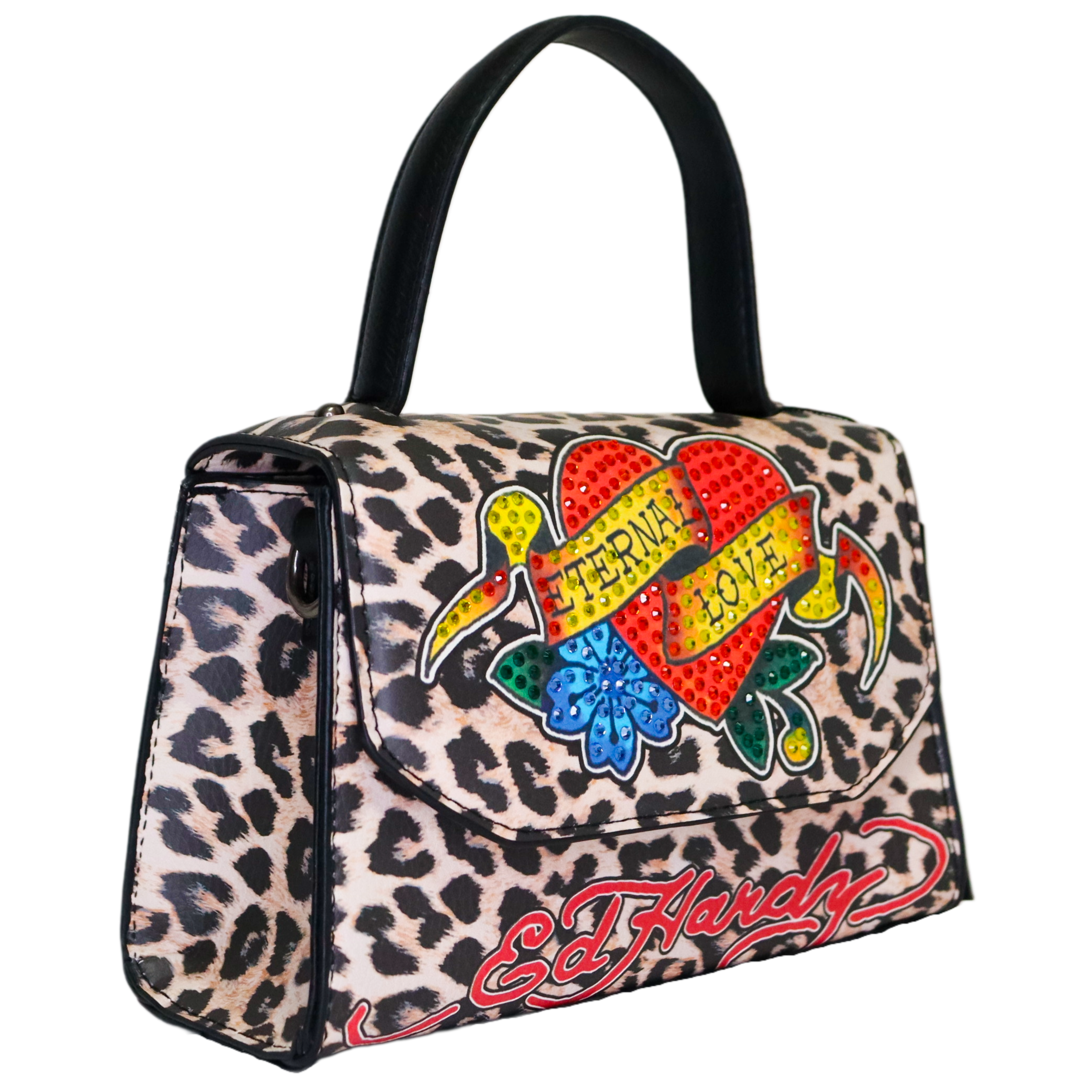 Ed Hardy — Leopard Tattoo Mini Bag
