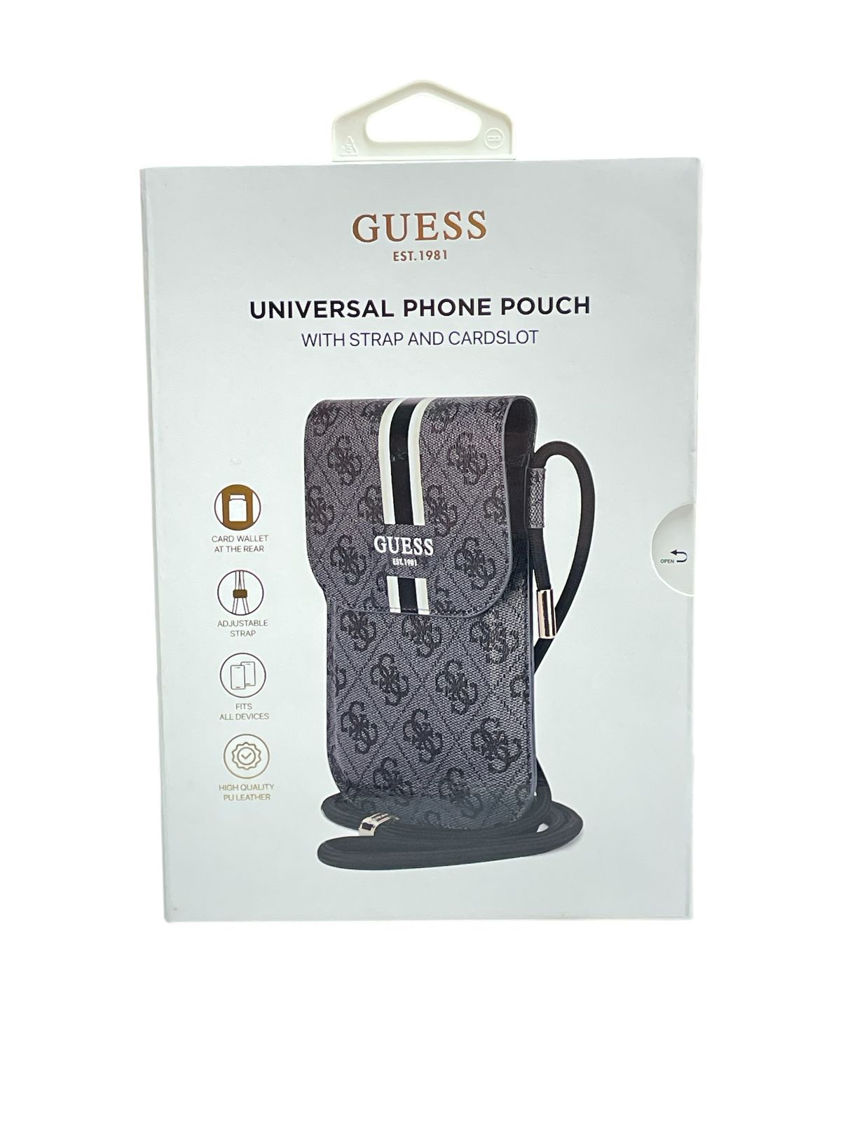 GUESS - Bolso para Celular con Correa Ajustable y Ranura para Tarjetas